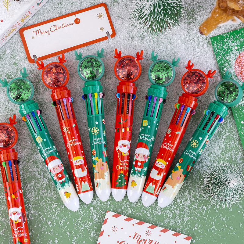 Kerst Balpen met 10 Kleuren