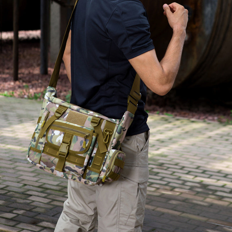 Waterdichte tactische militaire crossbodytas met meerdere zakken