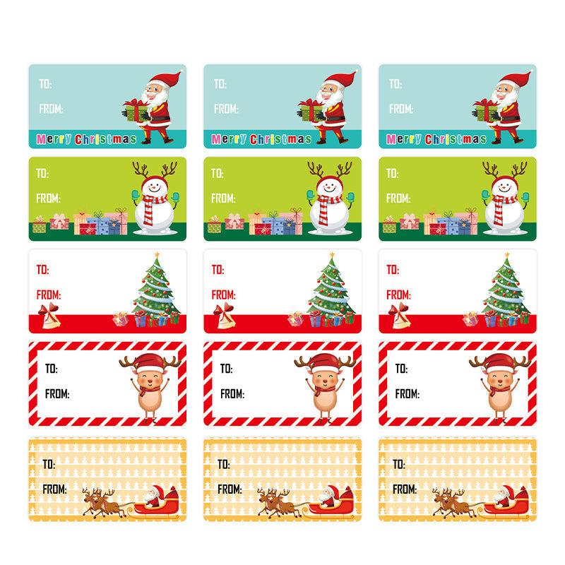 Kerst zelfklevende stickers