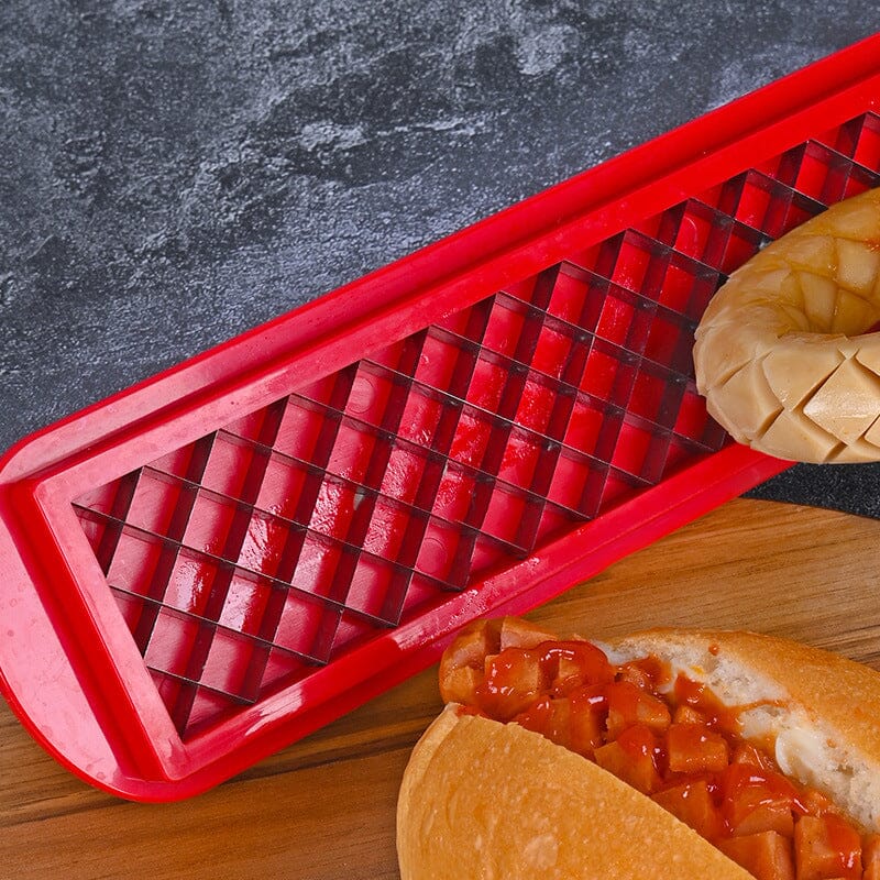 Perfecte Criss-Cross Slots Hotdogs Slicer
