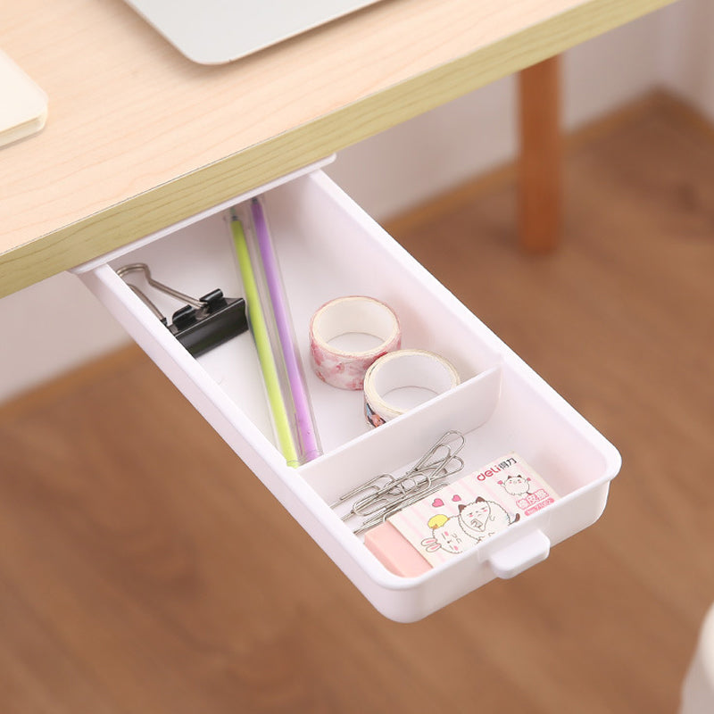 Opberglade onder bureau