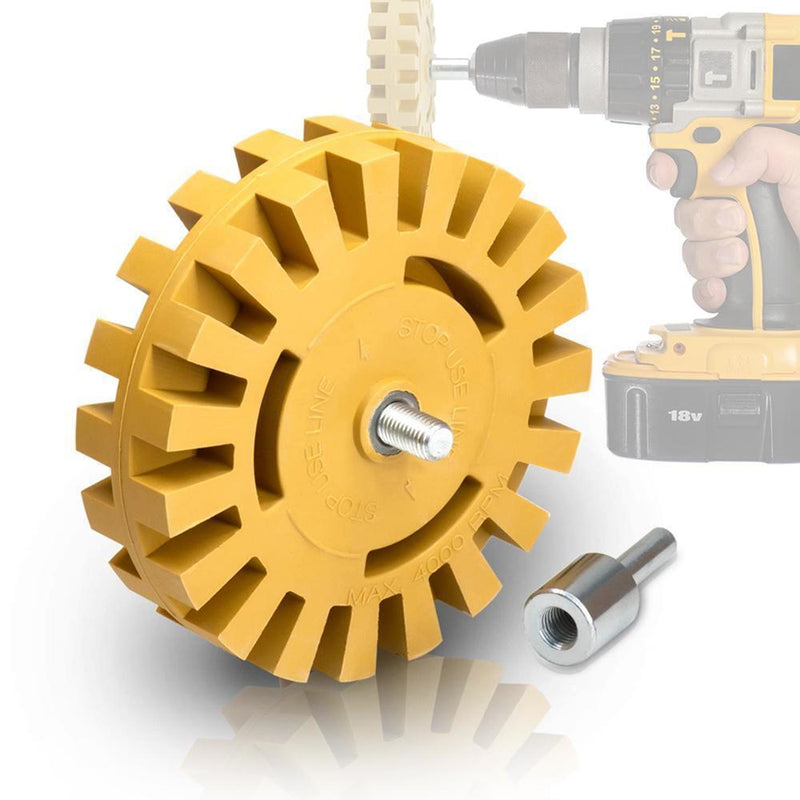 Wielschijf voor het verwijderen van stickers