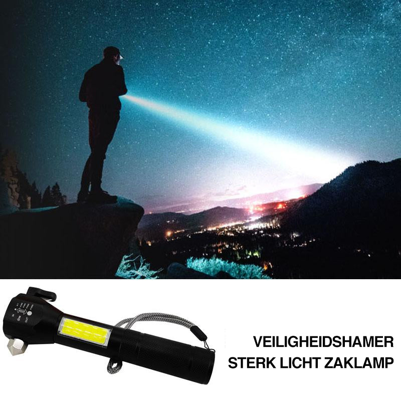 Veiligheid Hammer Glare-zaklamp