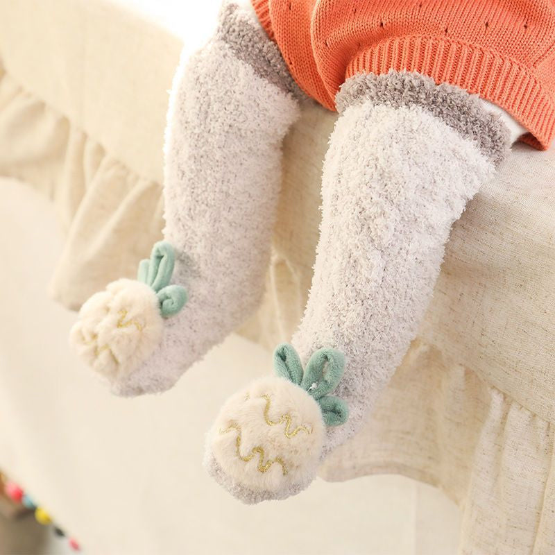 Baby Winter Fluffy Fuzzy Slipper Sokken