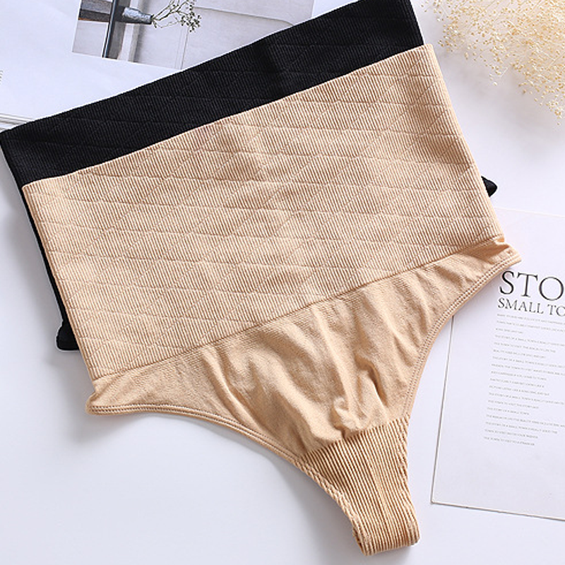 Naadloze string met hoge taille