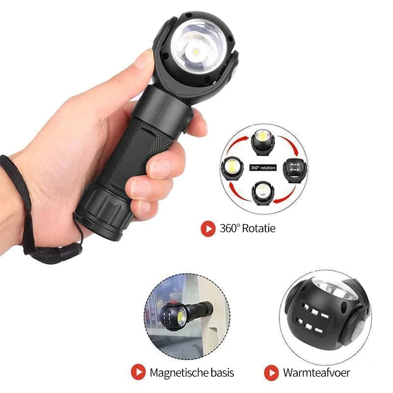 USB roterende LED-werklamp