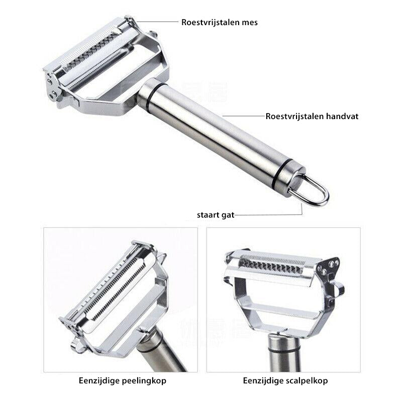 Multifunctionele Roestvrijstalen Groentenschiller