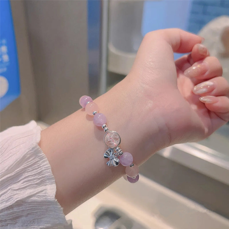 Imitatie Cat Eye Crystal vlinderarmband