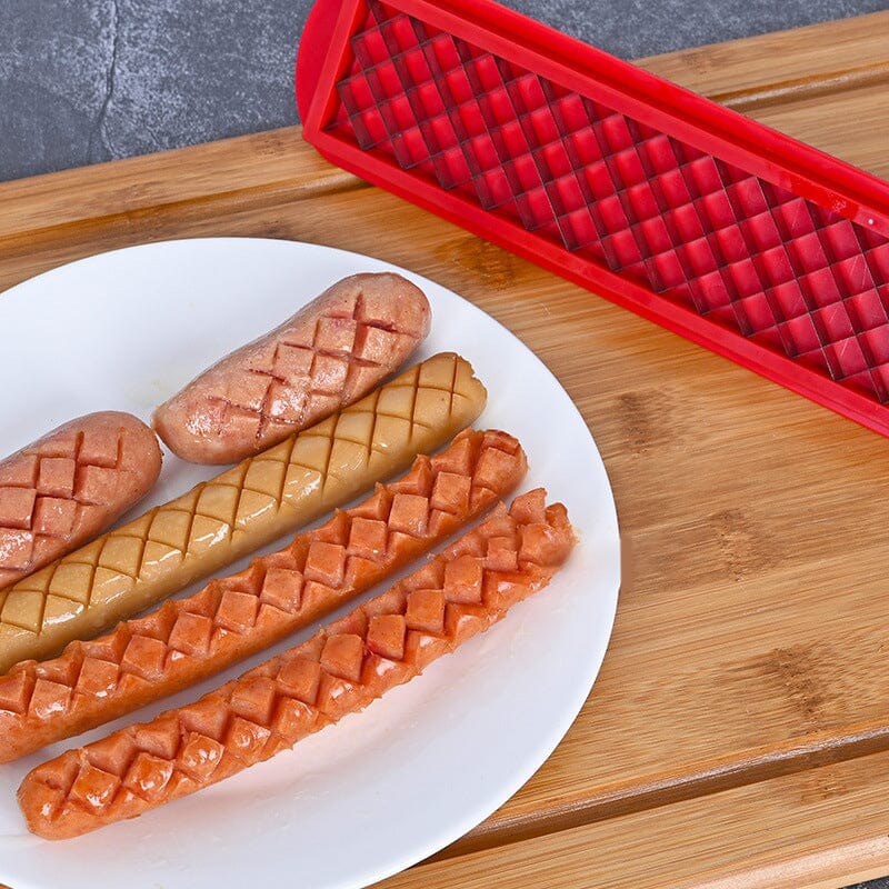 Perfecte Criss-Cross Slots Hotdogs Slicer