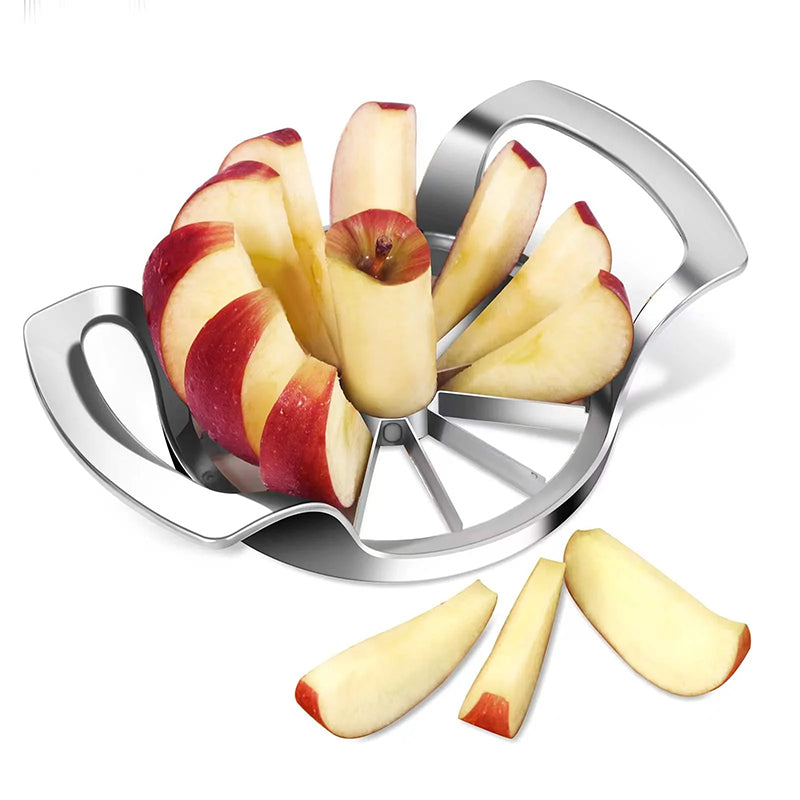 Appelboor en snijmachine