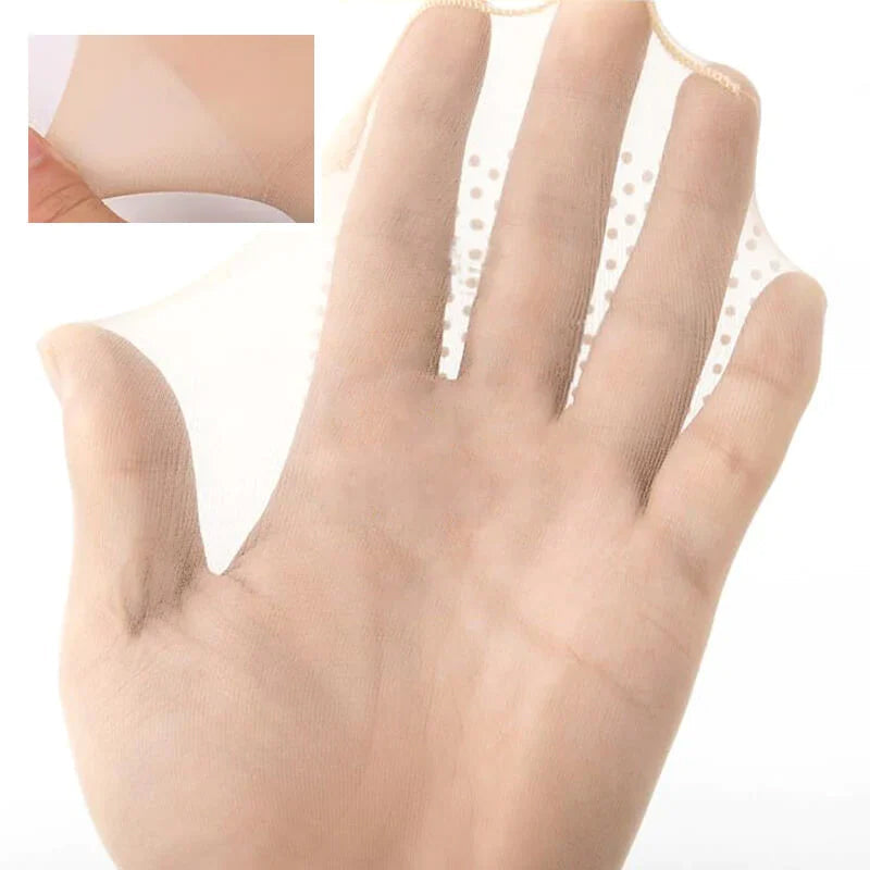 Invisible short stockings with non-slip rubber dots