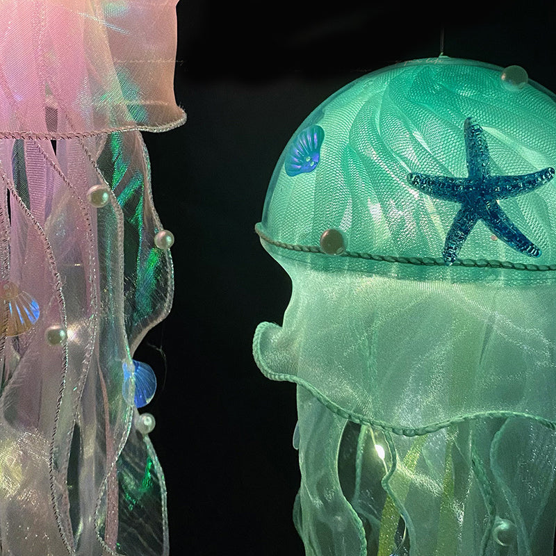 Prachtige verlichting kwallenlamp