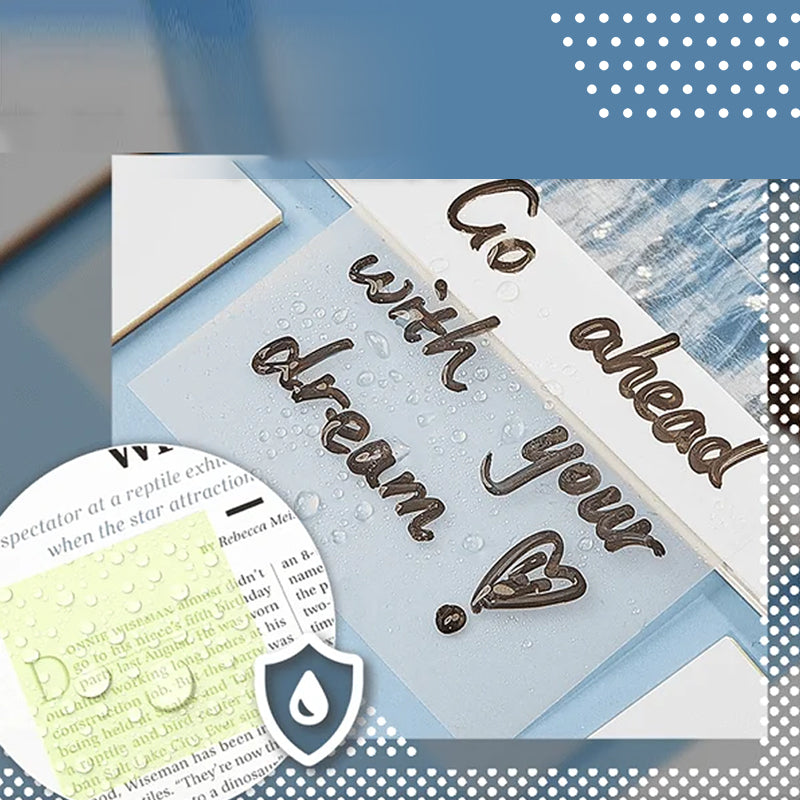 Magische Doorschijnende Plak Notities