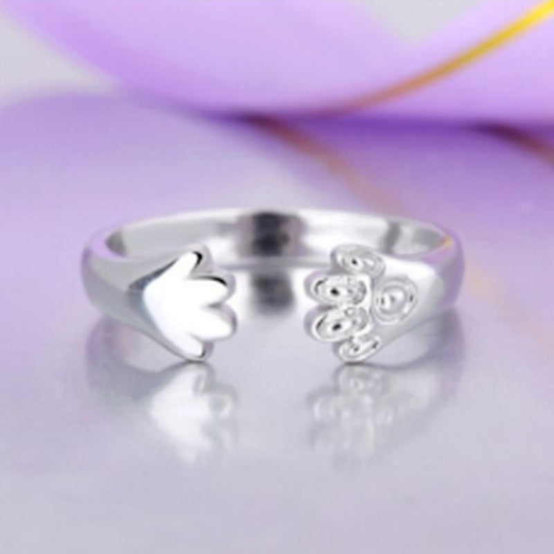 Hond Kat Beer Poot Open Verstelbare Ring