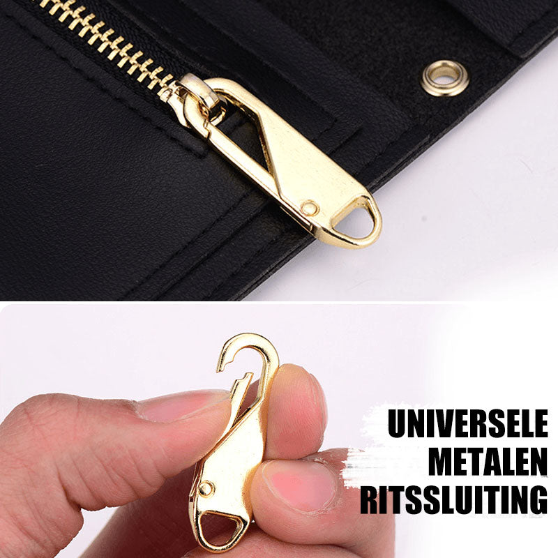 Universele metalen ritssluiting