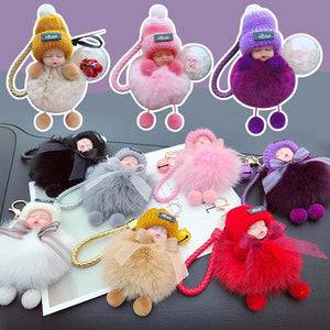 Leuke simulatie pluche scheel pop