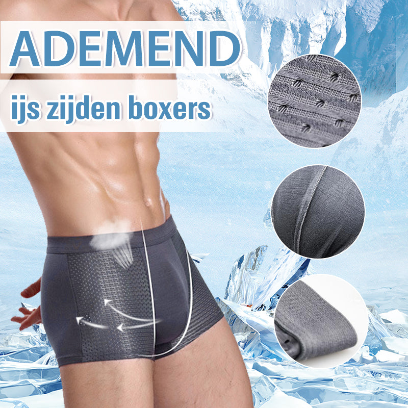 Ademende Ice Silk Boxer voor heren