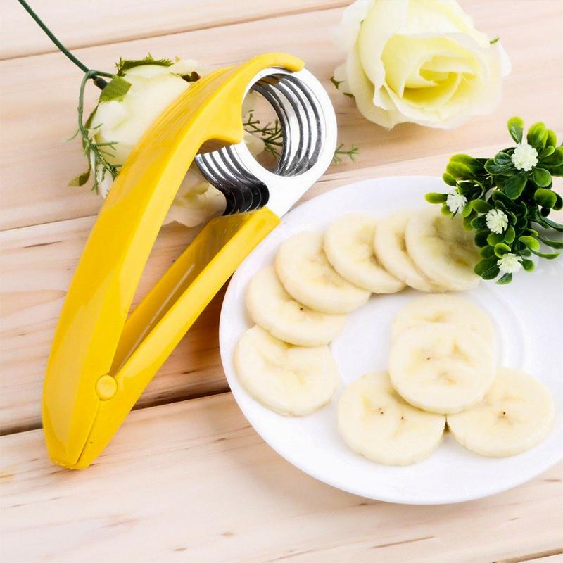 Stainless steel banana cutter