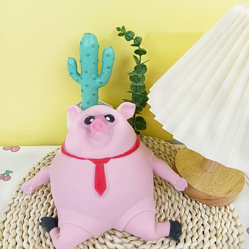 Creatief decompressie roze Piggy speelgoed