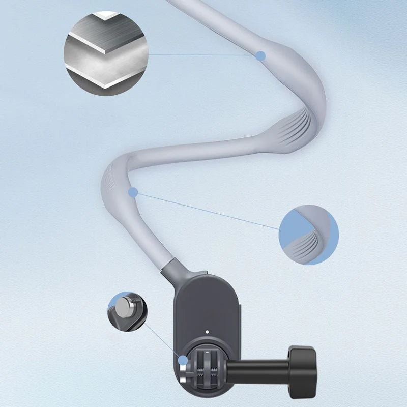 U-vormige nekhouder voor sportcamera