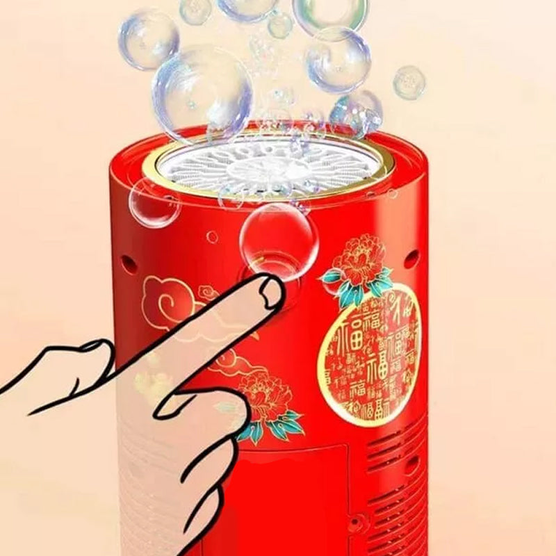 Draagbare vuurwerk bubbelmachine