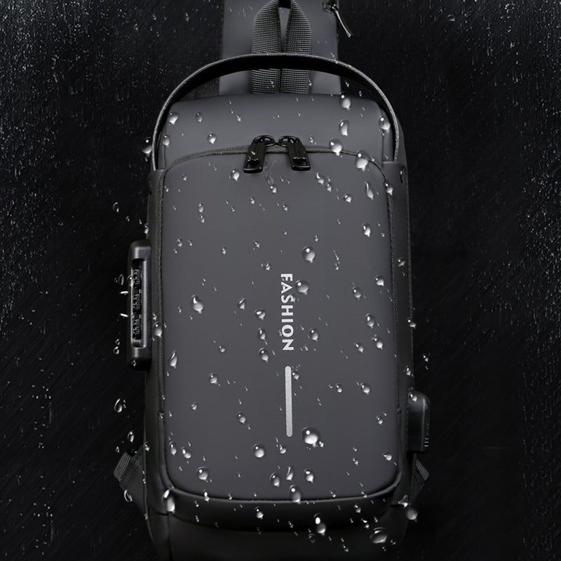 USB-opladen Sport Sling Anti-diefstal schoudertas