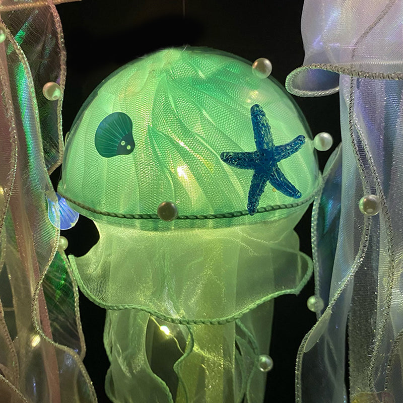 Prachtige verlichting kwallenlamp