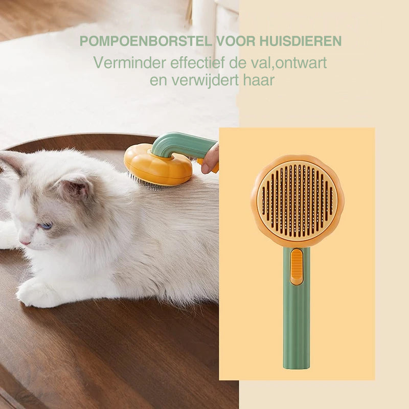 Pompoenkamborstel voor huisdieren
