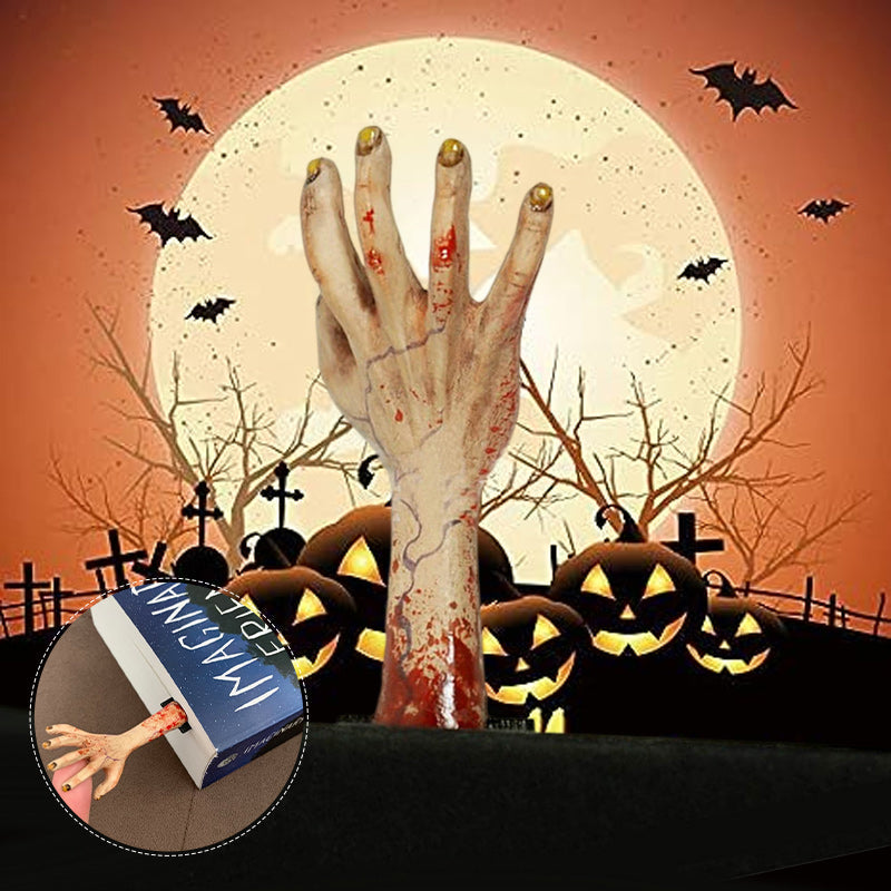 Halloween Ornamenten Enge Hand Bladwijzer