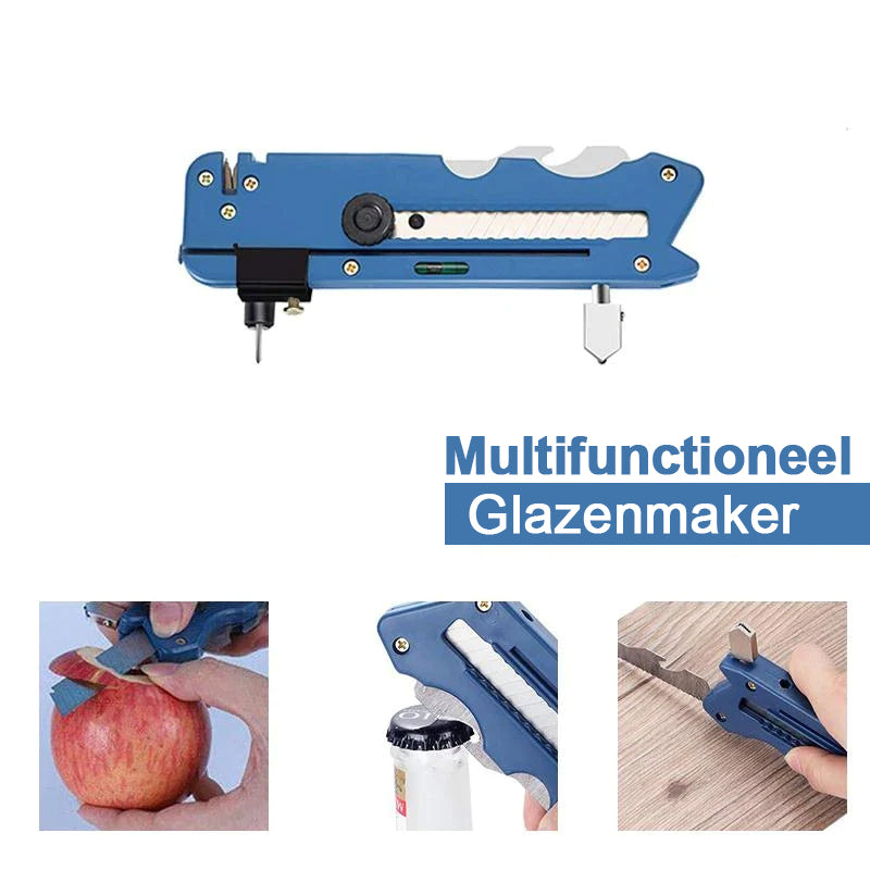 Multifunctionele glas snijder