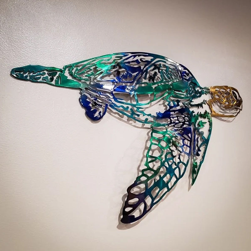 Metalen ornamenten voor zeedieren - cadeau voor natuurliefhebbers
