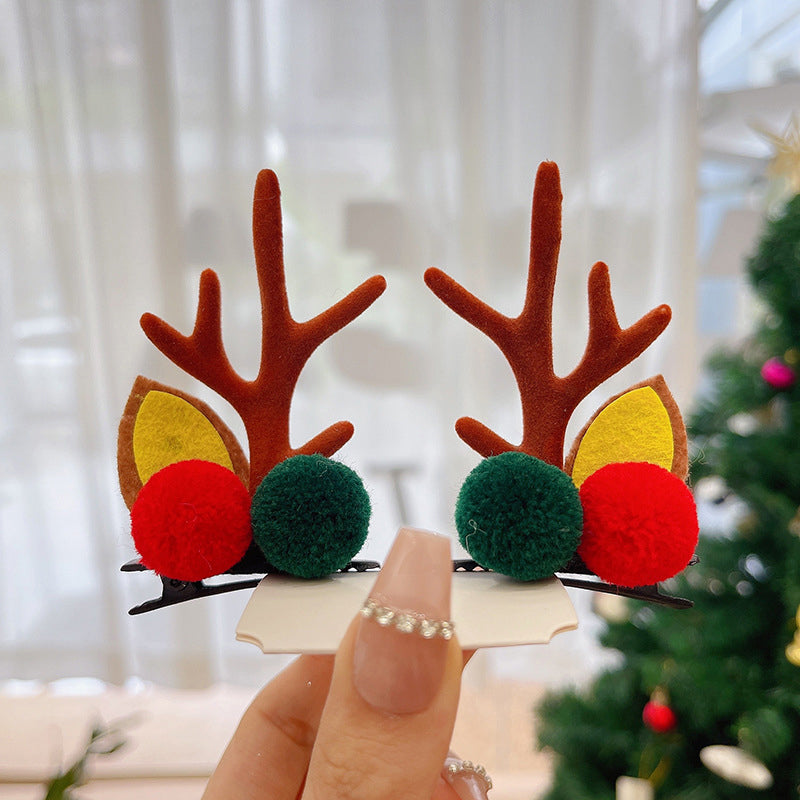 Rendier gewei Xmas haarclip
