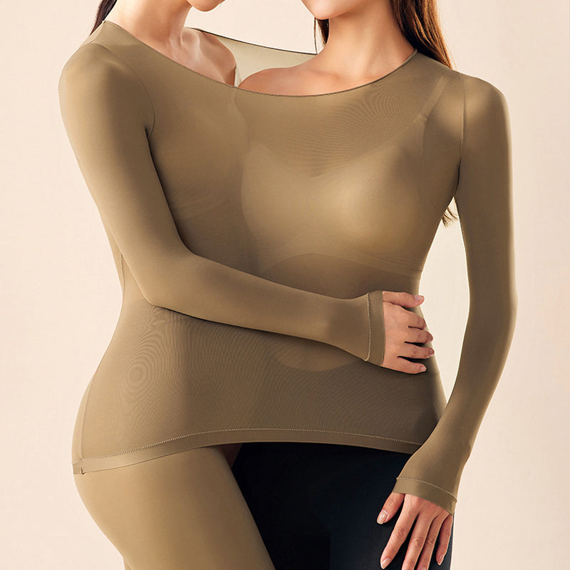 Naadloos zacht elastisch thermisch ondergoed