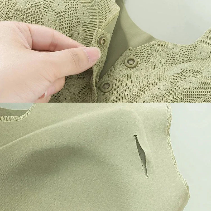 Comfortabele en Handige Beha met Knopen aan de voorkant