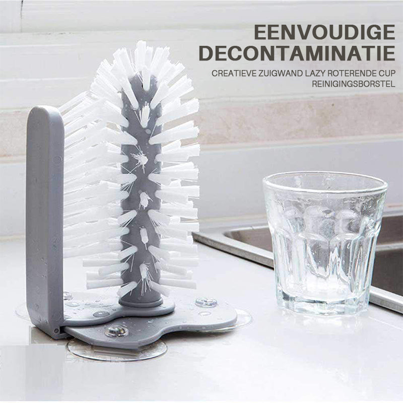 Luie dubbelzijdige bekerreiniger