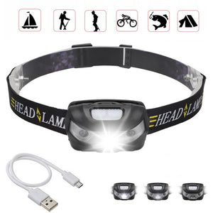 USB oplaadbare heldere koplamp