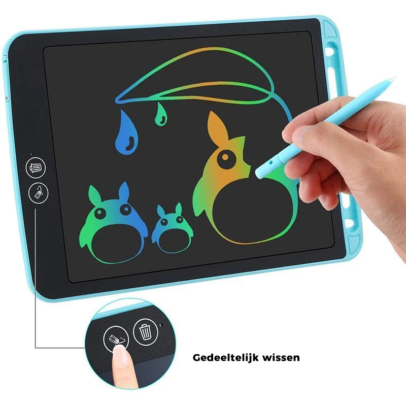Gedeeltelijk uitwisbaar LCD-schrijfbord