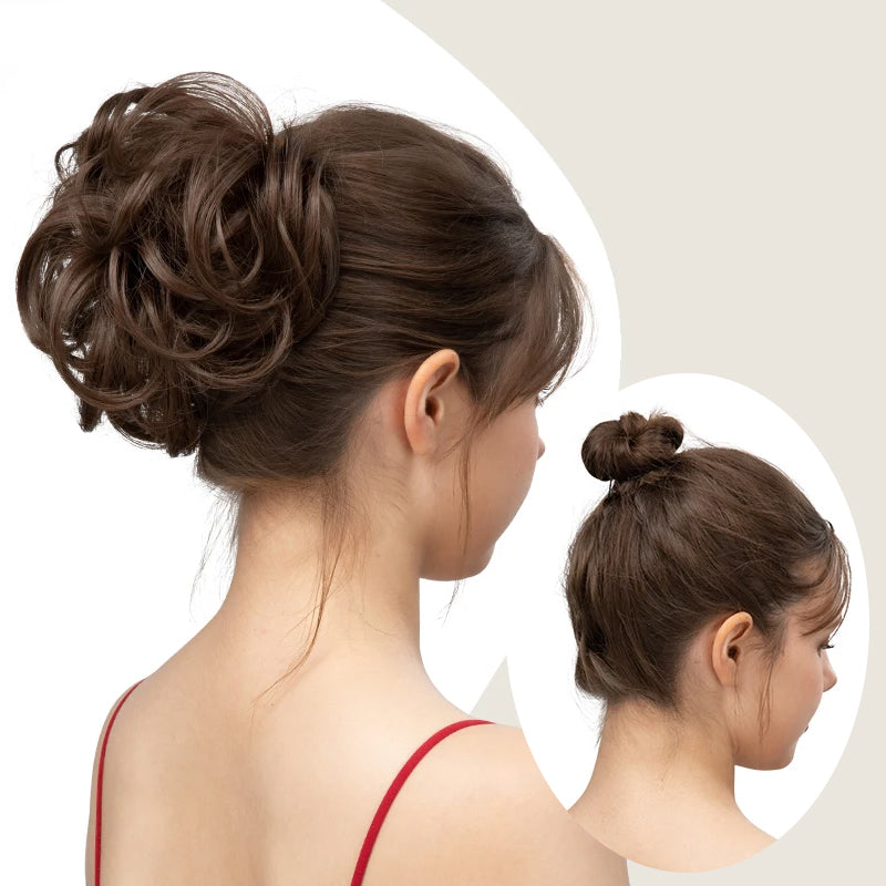 Moeiteloze elegantie zijkam met clip in haarknotje