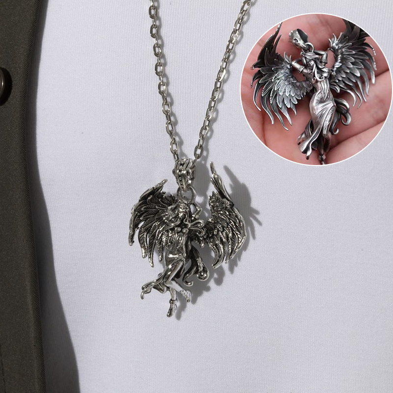 Boze engel hanger ketting