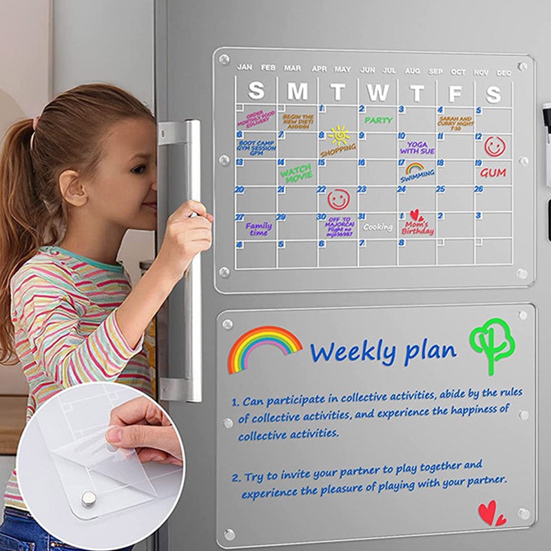 Magnetische koelkastkalender