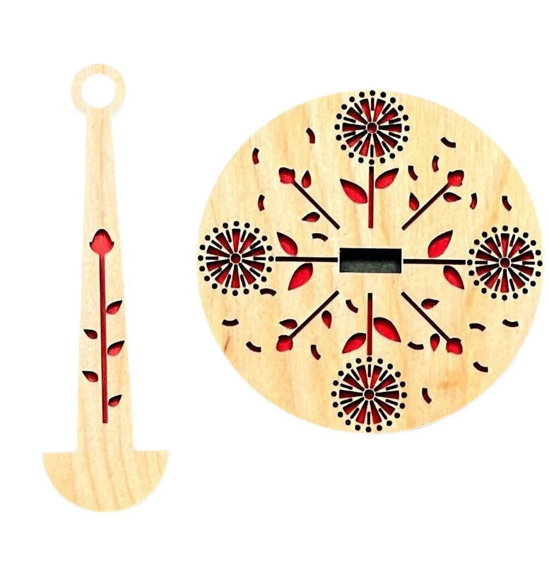 Houten polsgarenhouder