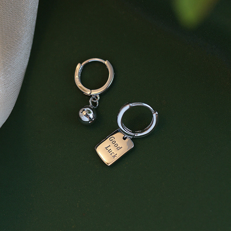 Lucky alfabet oorbellen