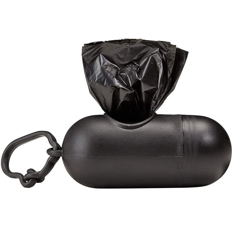 Hondenpoepzakjes met dispenser en riemclip Info