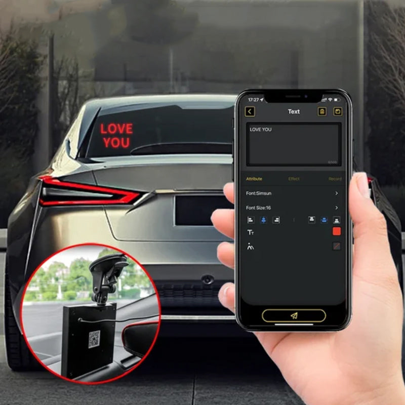 DIY Bluetooth LED-scherm