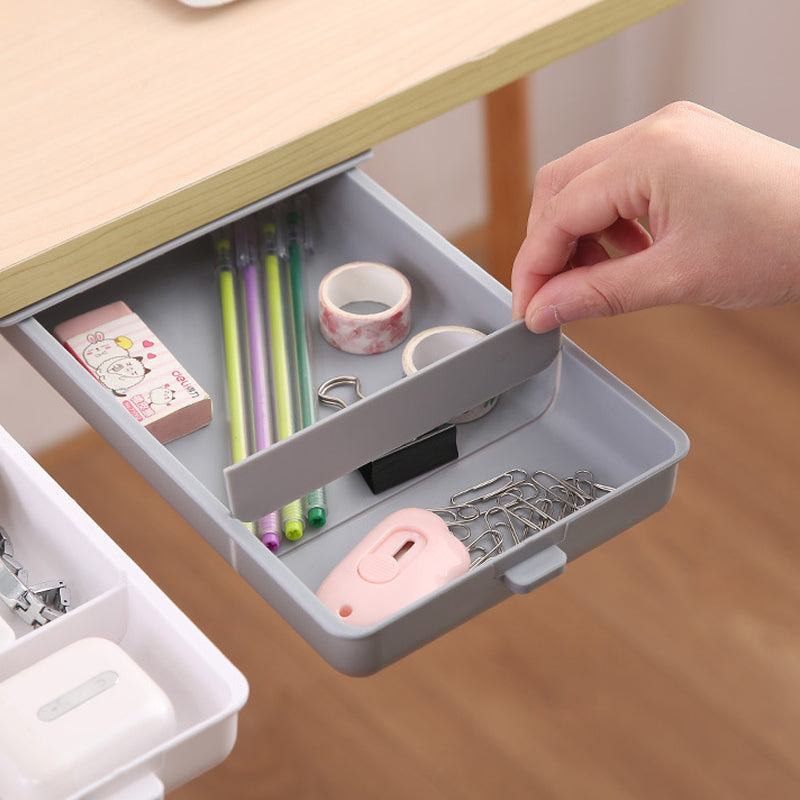Opberglade onder bureau