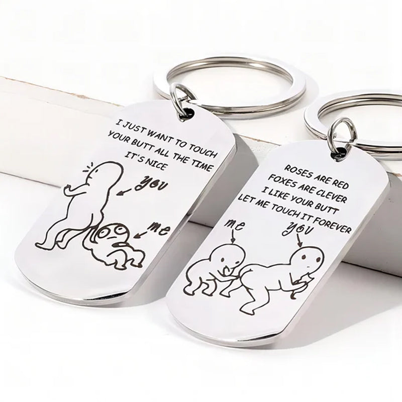 Ik hou van je kont grappige sleutelhanger