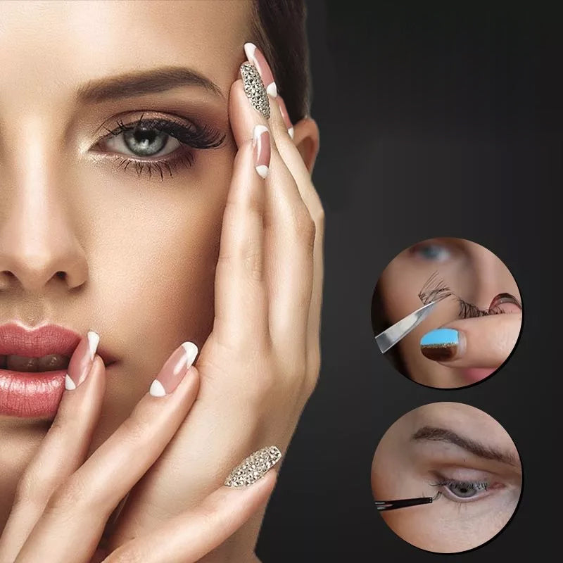 Gesegmenteerde lange stroken valse wimpers