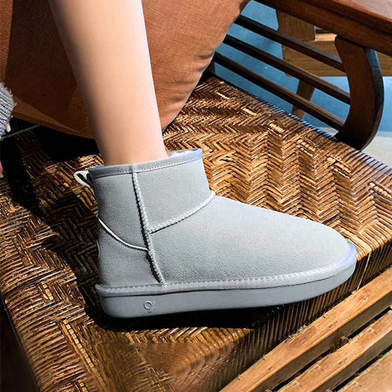 Korte Laarsjes met Dikke Warme Fleece