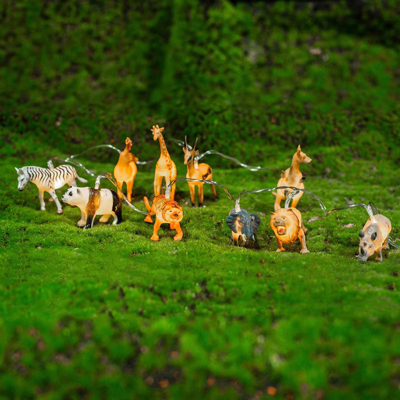 LED Emaille Dinosaurus Kinderkamer Decoratieve Lichtsnaar