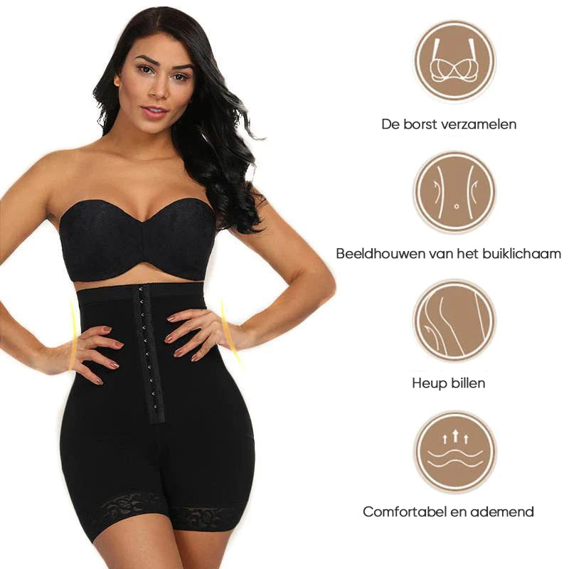 Bodyshaping slipje met hoge taille en compressiegordel